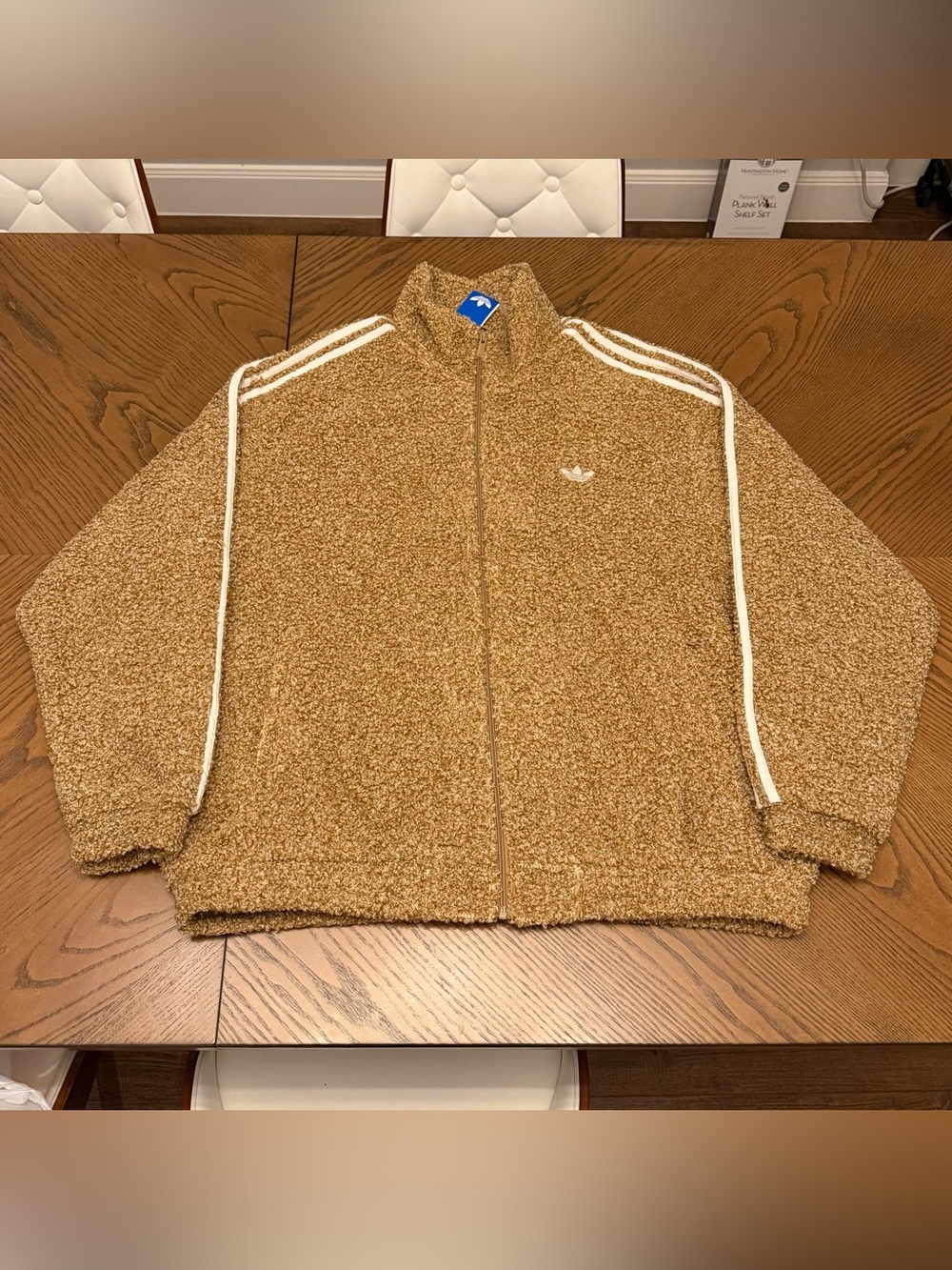 Adidas Originals Boucle Firebird Tracktop Jacket - KS5274 - Cardboard - 2XL - Picture 5 of 12